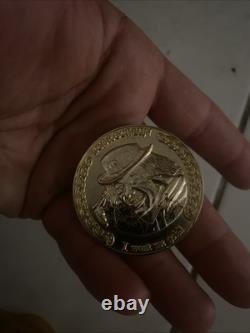 Mark Jones leprechaun movie coin Limited edition signed very rare