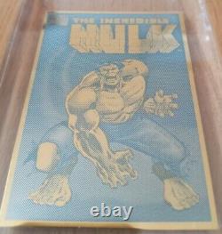 Marvel Limited Edition Hulk Proof Pp13 24k Gold Trading Card 1996-very Rare