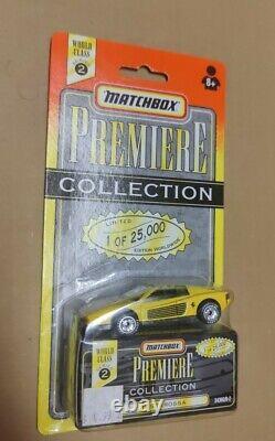 Matchbox Premier Ferrari Testarossa SUPER RARE YELLOW