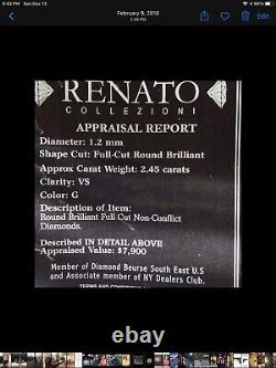 Mens Renato Watch Very Rare Sporgenza With Diamonds