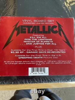 Metallica Limited Edition Vinyl Box Set 10LP Factory Sealed Very Rare