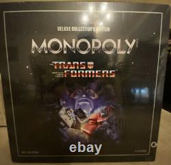 Monopoly Transformers Deluxe Collectors Edition -Limited Edition Very Rare
