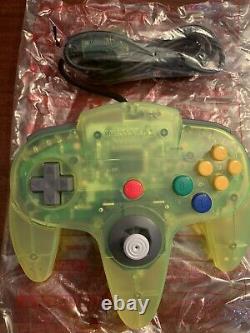 N64 Limited Edition Exteme Green Lime Neon Controller. Mint In Box. Very Rare