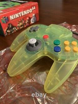 N64 Limited Edition Exteme Green Lime Neon Controller. Mint In Box. Very Rare