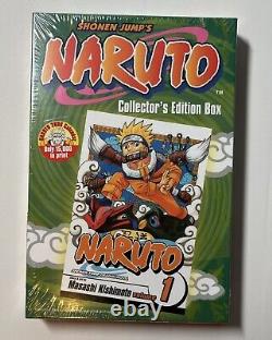 NARUTO VOL 1 COLLECTORS EDITION BOX with2006 CALENDAR VERY RARE SEALED NEW LIMITED
