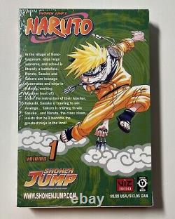 NARUTO VOL 1 COLLECTORS EDITION BOX with2006 CALENDAR VERY RARE SEALED NEW LIMITED