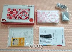 NINTENDO 3DS LL Console Mario Brothers White NTT Very Rare Limited New JAPAN