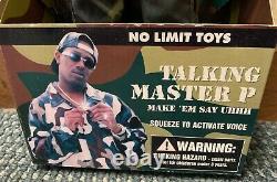 NO LIMIT TOYS MASTER P TALKING FIGURE (Very Rare) Working Vintage 90s