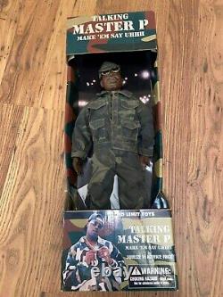 NO LIMIT TOYS MASTER P TALKING FIGURE Very Rare Working Vintage 90s Rapper Hat