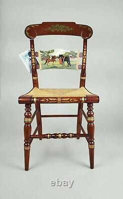 NWT VERY RARE? Summer Morgan Horse Collection Limited Edition Hitchcock Chair