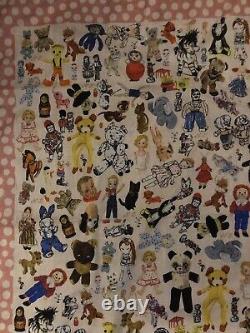 Nathalie Lete scarf hankie. Beloved Toys. Very RARE limited edition release! 28