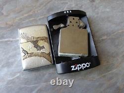 New Very Rare 2007 Zippo Cigarette Lighter Japan Limited Edition Sky Eagle Wings