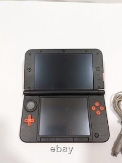 Nintendo 3DS XL Limited Pack Orange x Black F/S Console Very RARE OEM Charger