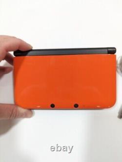Nintendo 3DS XL Limited Pack Orange x Black F/S Console Very RARE OEM Charger