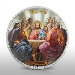 Niue 2012 $2 Icon The Last Supper 1 Oz Silver Coin VERY RARE and LIMITED