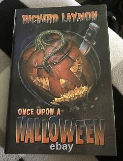 ONCE ULON A HALLOWEEN RICHARD LAYMON Signed/Limited Hardcover Very Rare