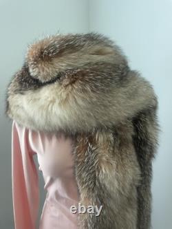 OSCAR DE LA RENTA Crystal Fox Fur RUNWAY Stole Wrap Scarf Very RARE! Limited