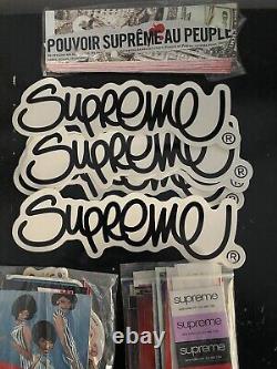 Over 160 SUPREME AUTHENTIC LIMITED EDITION OF STICKERS VERY RARE