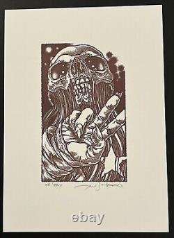 PUSHEAD PEACE BRUTHA LETTERPRESS Signed Limited Edition #04/38 VERY RARE