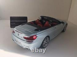 Paragon 118 Bmw M6 Convertible Silverstone II Silver Limited Edition Very Rare