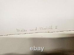 Paul Wunderlich Maler und Modell II Very Rare Limited Edition Lithograph 1962