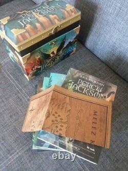 Percy Jackson Turkish Box Set Including The Map, 1-5, Very Rare, Limited Edition