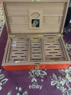 Perdomo Red 20th Anniversary Limited Edition Very Rare Humidor New