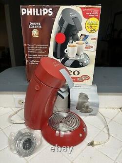 Philips Senseo HD 7810 VERY RARE Limited Edition Red Coffee Maker HD7810