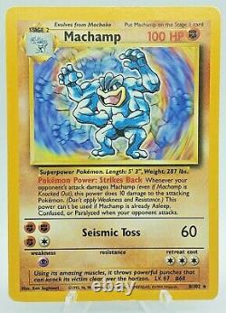 Pokemon Card Trainer Deck A Machamp 8/102 VERY RARE LP