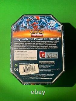 Pokemon Factory Sealed Lugia EX Team Plasma Tin With 4 Booster Packs Very Rare