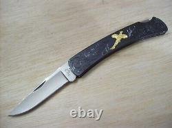 RARE LIMITED EDITION BUCK KNIFE 521 /ENGRAVED ARTWORK / NOS 1999 / 1 of Very Few