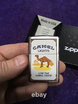 RARE SEALED CZ817 Camel Lights Joker Brushed Chrome Zippo L 09 VERY LIMITED