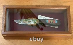 Rare Buck Custom Very Limited Harley Davidson Knife Never Used In Box Lt1