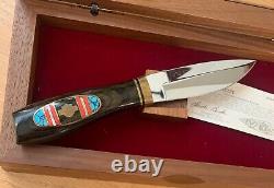 Rare Buck Custom Very Limited Harley Davidson Knife Never Used In Box Lt1