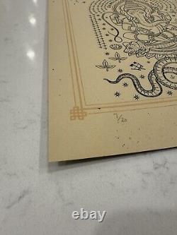 Ravi Zupa Shivas Tattoos / Limited Edition Print Signed VERY RARE