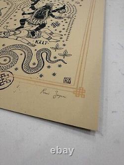 Ravi Zupa Shivas Tattoos / Limited Edition Print Signed VERY RARE