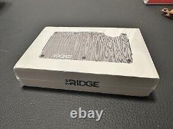 Ridge Wallet Real Damascus Steel Very Rare Limited Edition Brand New
