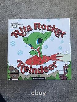 Ron English Rita Rocket Reindeer Vinyl Art Pop Life Very Rare Limited Christmas