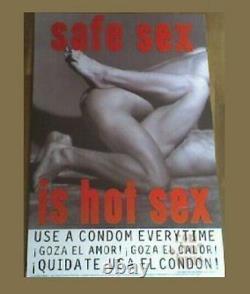 SAFE SEX is HOT SEX Limited edition poster VERY RARE