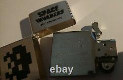 SPACE INVADERS 20th Anniversary Limited Edition Zippo Lighter c. 1998, Very Rare