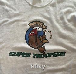 SUPER TROOPERS Chimpo Very Rare 2000s Limited Sundance Cult Comedy Movie Shirt