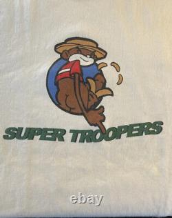 SUPER TROOPERS Chimpo Very Rare 2000s Limited Sundance Cult Comedy Movie Shirt