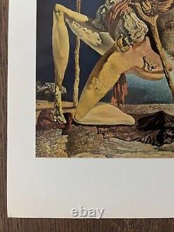 Salvador Dali Spectre De La Libido Limited Edition Lithograph 1957 Very Rare