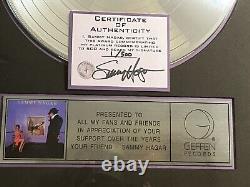 Sammy Hagar Standing Hampton Geffen Limited Edition #1/500 Autographed Very RARE