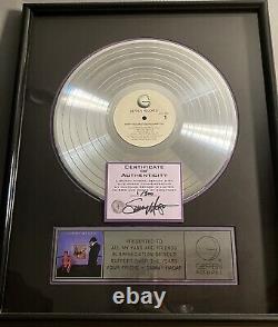 Sammy Hagar Standing Hampton Geffen Limited Edition #1/500 Autographed Very RARE