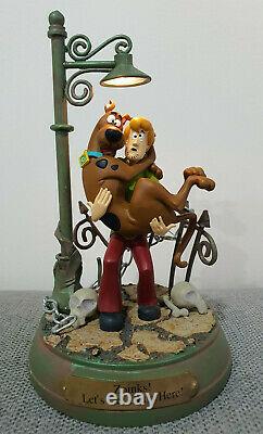 Scooby-Doo & Shaggy Light-Up Statue Limited Edition Applause 2000 Very Rare HTF