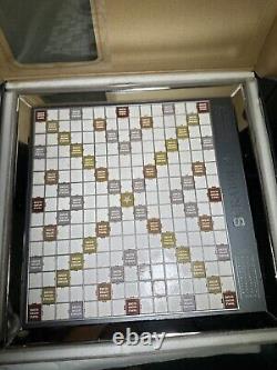 Scrabble Limited Edition Deluxe Mirrored Glam Edition Rhinestone Game Very Rare