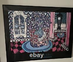 Signed Laurie Zeszut Very Rare Limited Addition Centerpiece 32x28 Serigraph