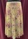 Skirt Michal Negrin Flowers Made In Israel Very Rare Limited Collector's Item