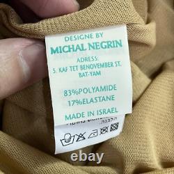 Skirt Michal Negrin flowers made in Israel very rare limited collector's item